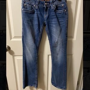 Rock Revival Noelle Boot Cut Jeans Size 28 Buckle